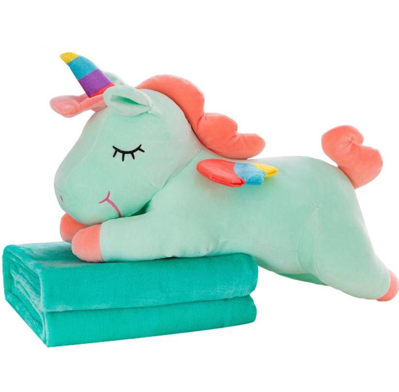 Unicorn Plushies With Blanket