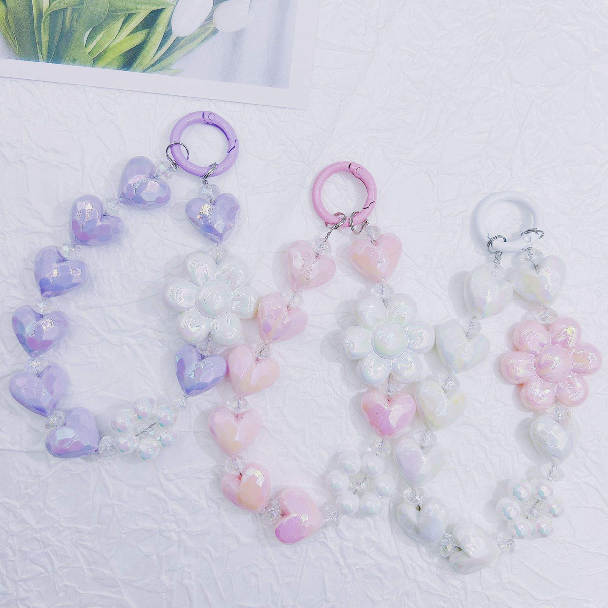 Cute Flower Phone Charm