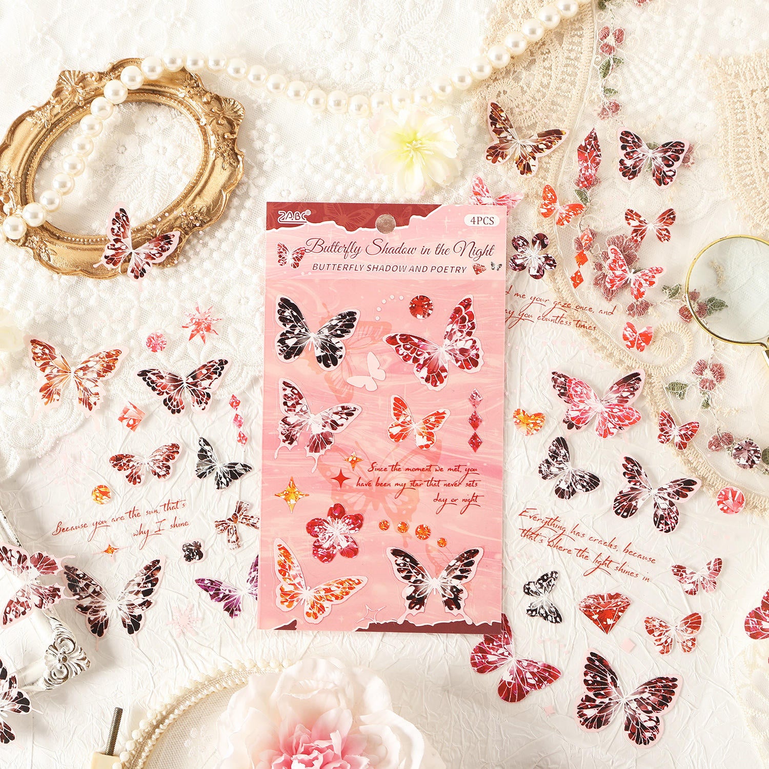 Butterfly Shadow Stickers