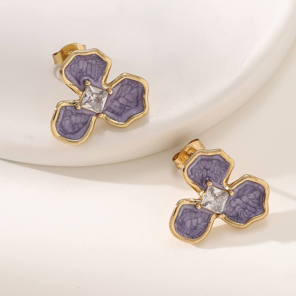 Flower & Pearl Designed Earring
