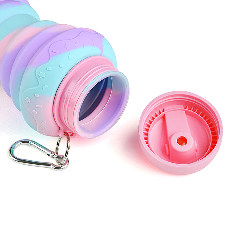 Silicon Collapsible Sipper Bottle (600 ml)