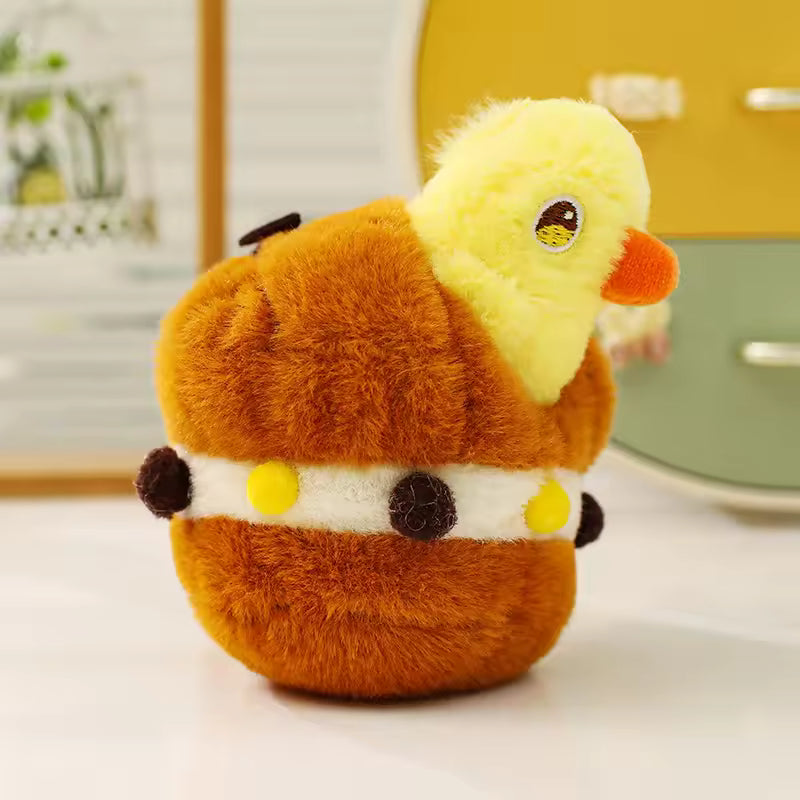 Duck In Pouch Keychain