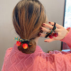 Cherry Charm Scrunchies