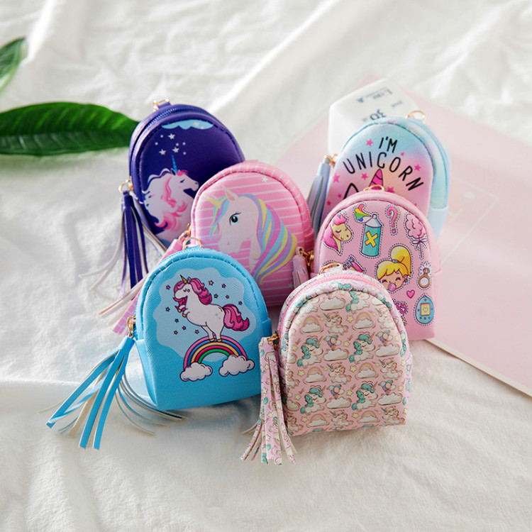 Unicorn Pouch Keychain (Random Design)