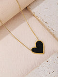 Black Heart Necklace
