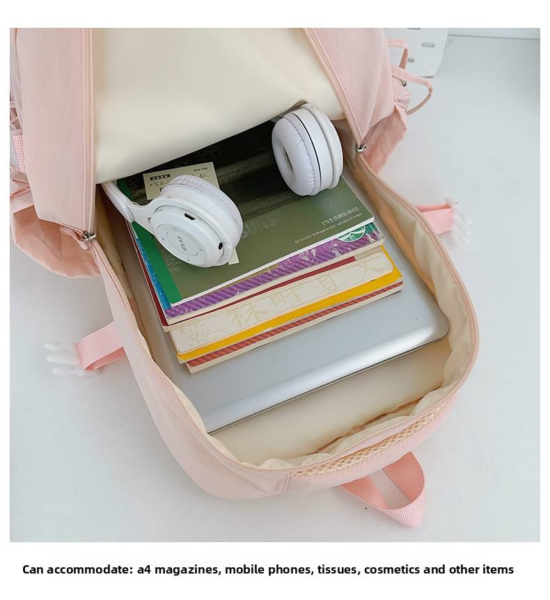 Korean Backpack With A Charm
