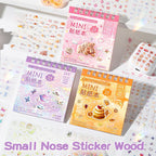 Cartoon Mini Sticker Book ( SET OF 3 )