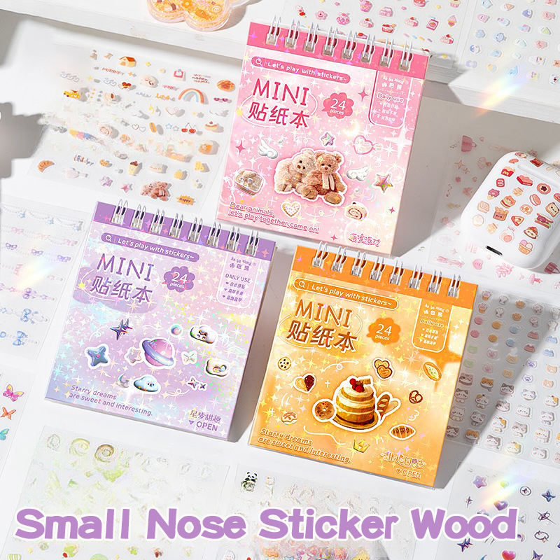 Cartoon Mini Sticker Book ( SET OF 3 )