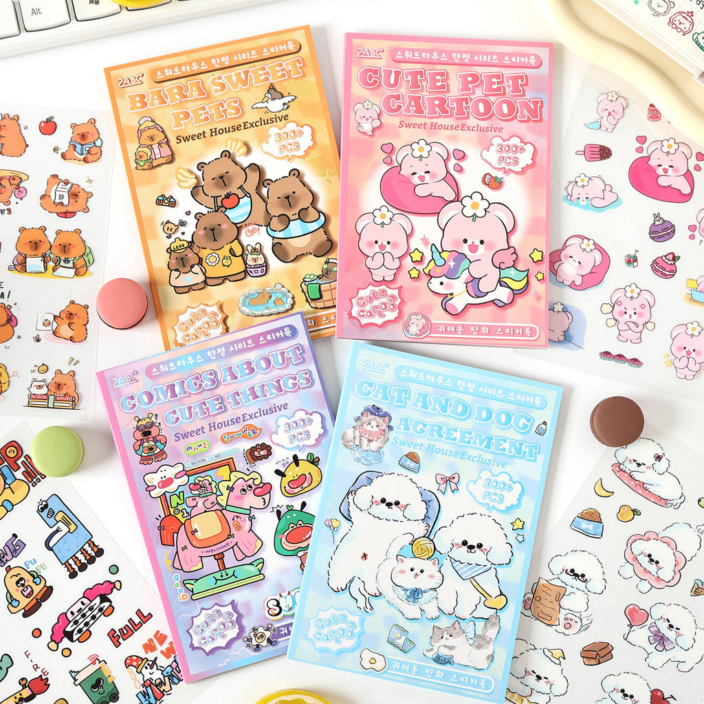 Cute Pet Cartoon Stickers