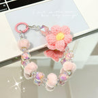 Crochet Flower Phone Charm
