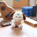 Teddy With Cookie Soft toy Keychain