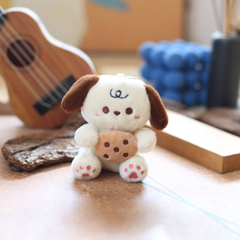 Teddy With Cookie Soft toy Keychain