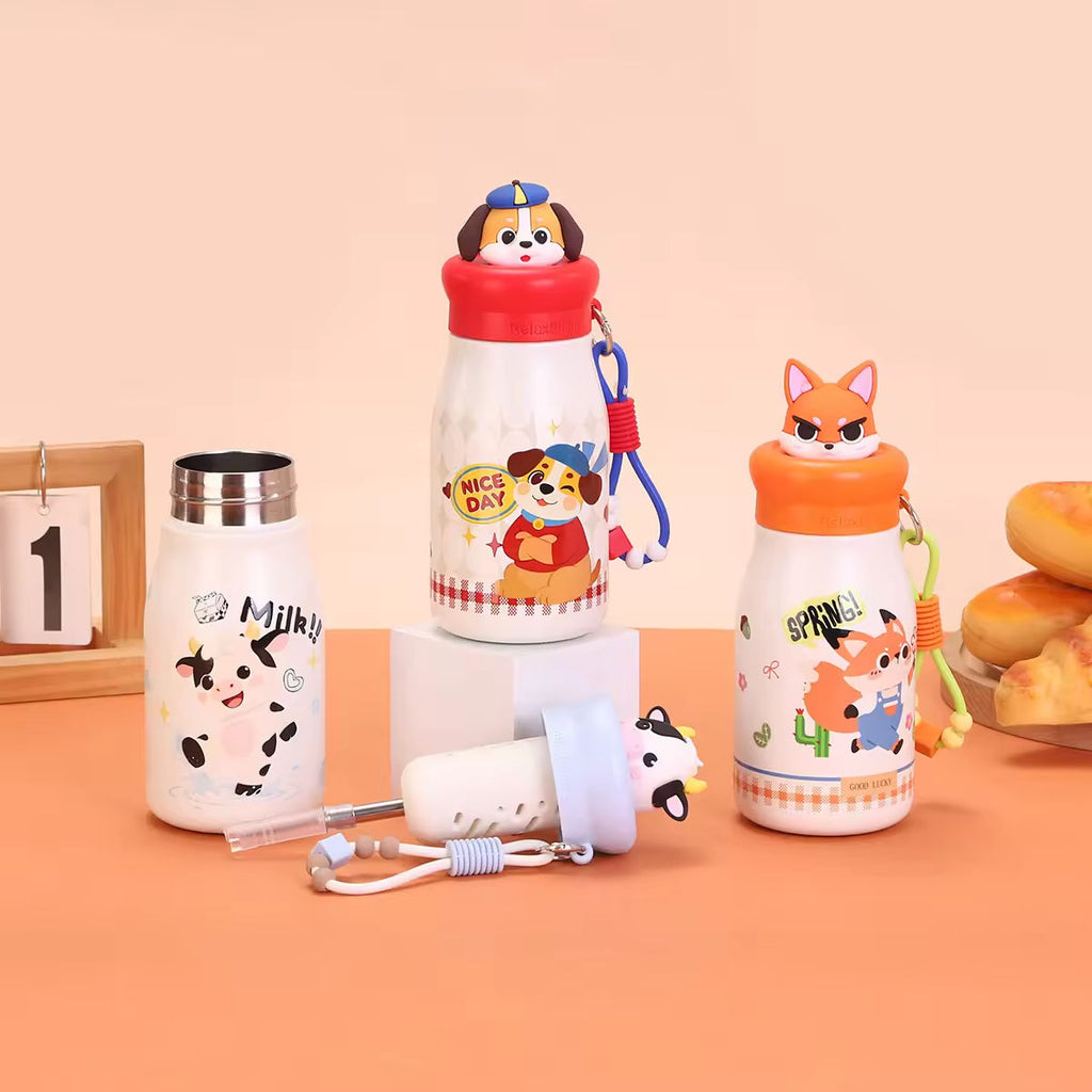 Animal Theme Fancy Sipper Bottle