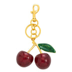 Crystal Cherry&Apple Keychains
