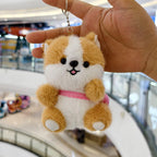 Cute Dog Soft Toy Keychain