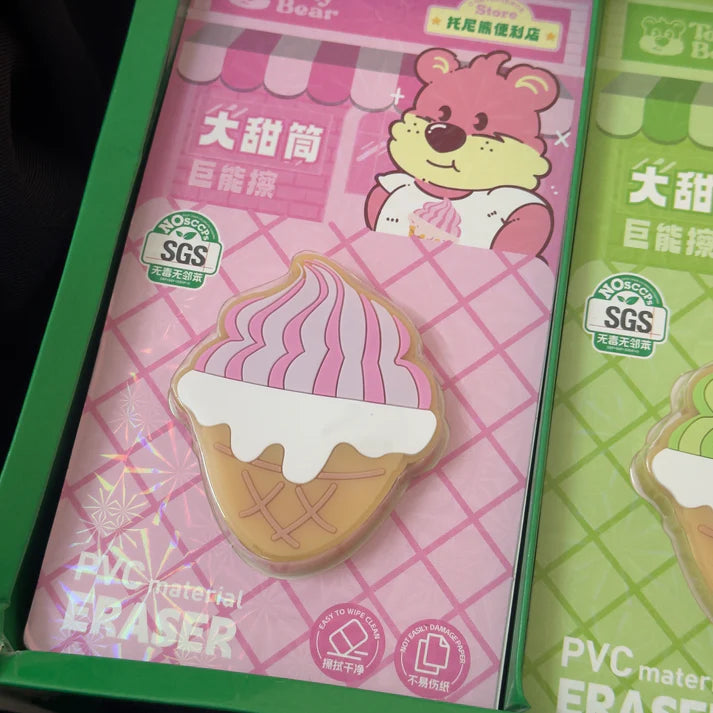 Tony Bear Icecream Eraser