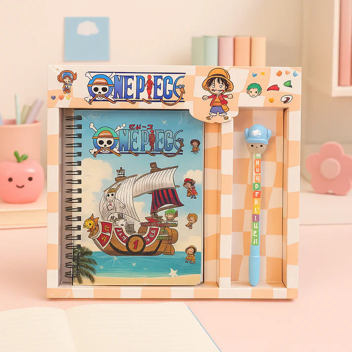 Monkey D Luffy Diary & Pen