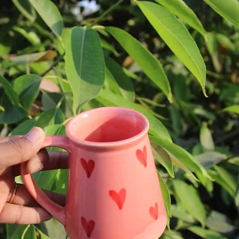 Pink Glass Mug