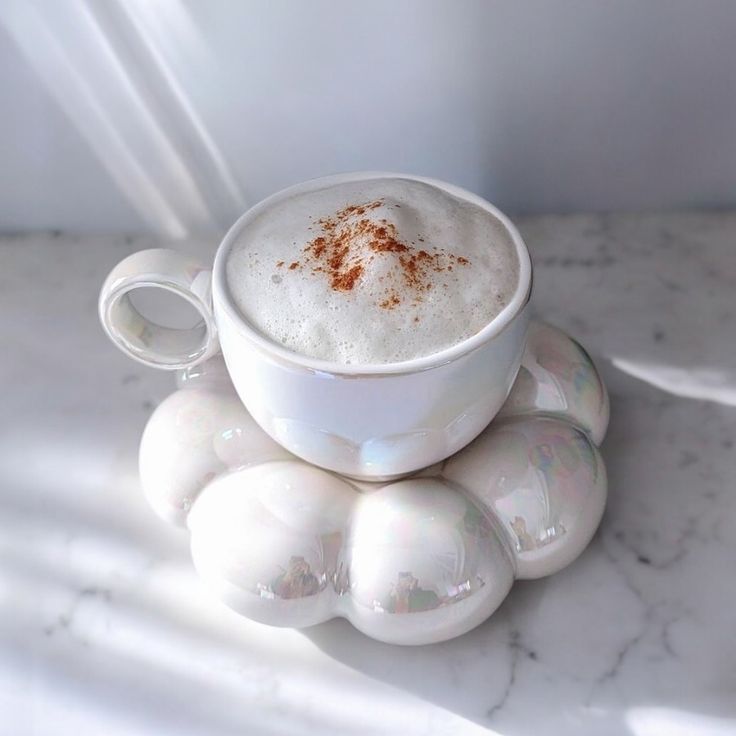 Chrome Glazed Perfection Pinterest Mug and Plate ✨ — Shine Meets Style
