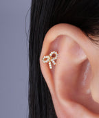 Bow Design Ball back Studs