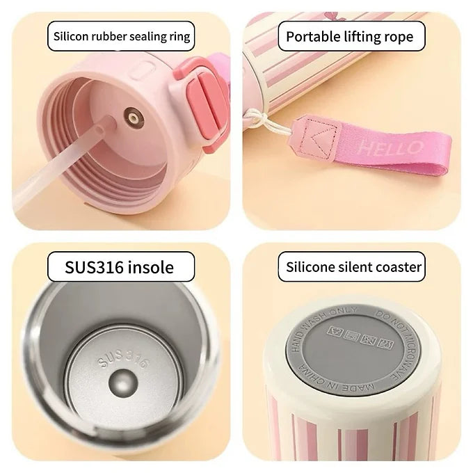 Cute Pastel Design Bottle (600ml)