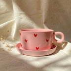 Pink Cappuccino Mugs