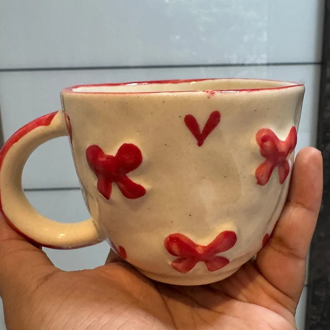 Red Bow Mug
