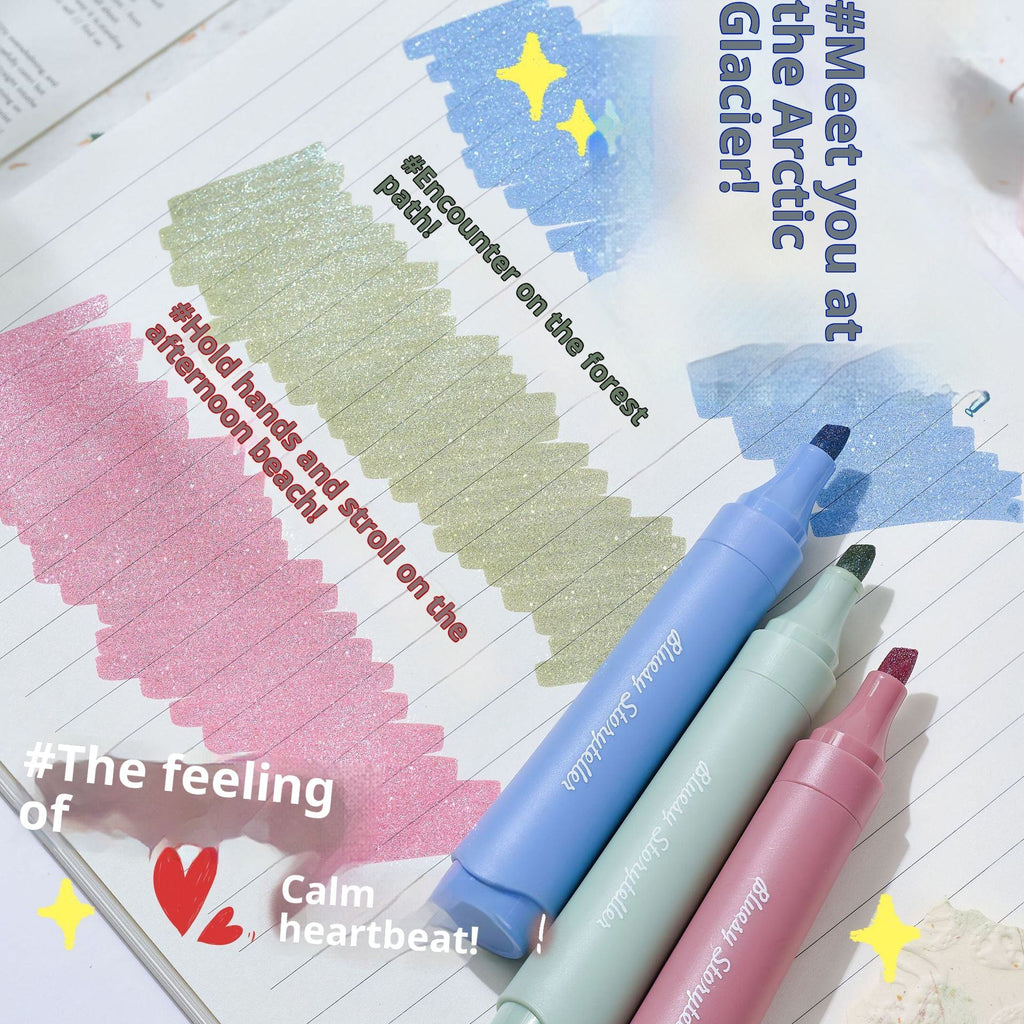 Bluesy Highlighter (Set Of 4)