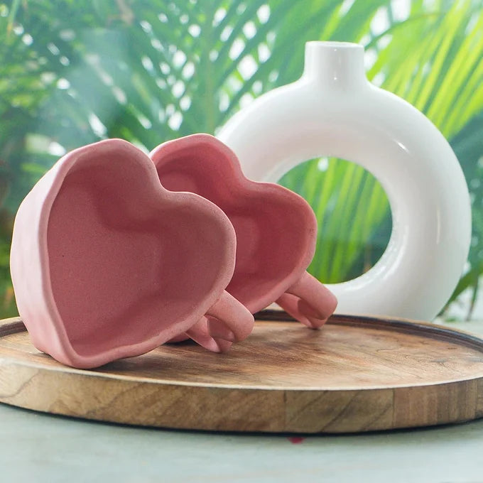 Pink Heart Mug