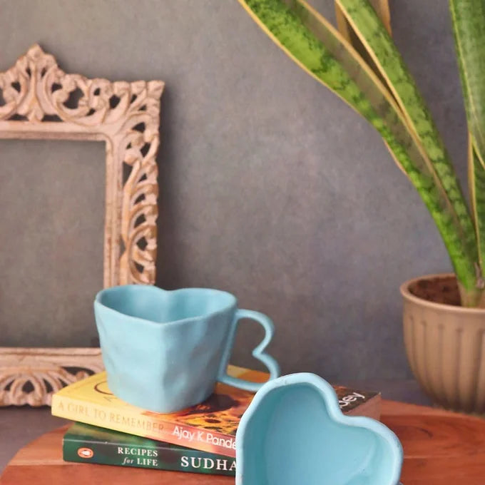 Blue Heart Mug