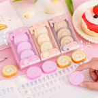 Swiss Roll Eraser (Set of 3)
