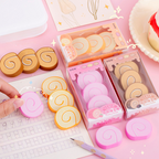 Swiss Roll Eraser (Set of 3)