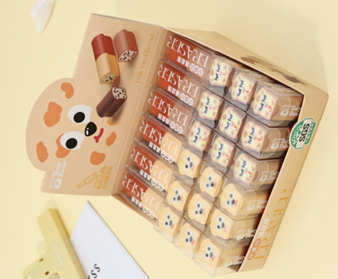 Kawaii Bread Shaped Eraser ( 1 pc )