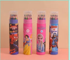 PENCIL COLOUR WITH ATTACHED SHARPENER