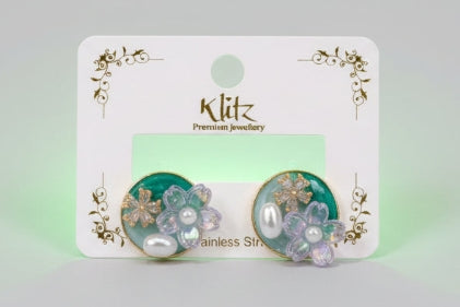 Korean Enamel Earring