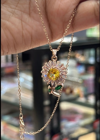 Sunflower Necklace