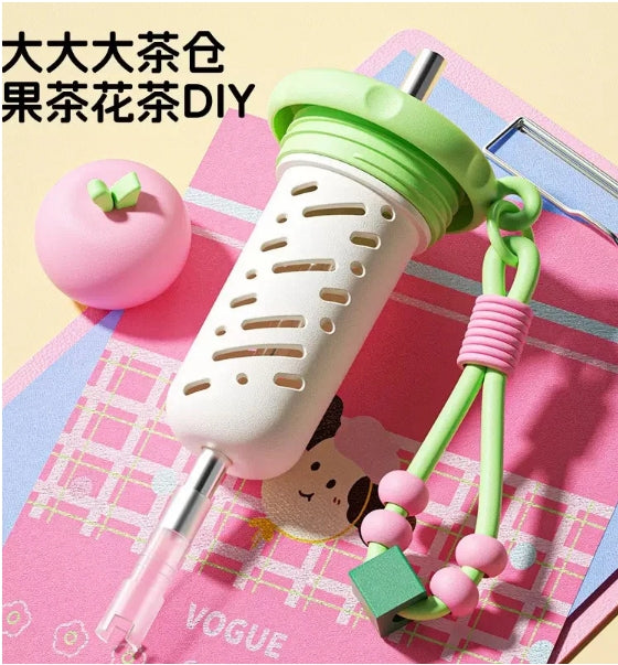 Kawaii Fruit Charm Tumbler