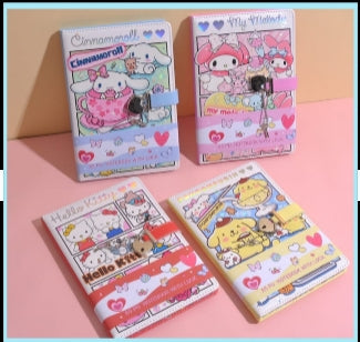 Kuromi Character Diary with Lock