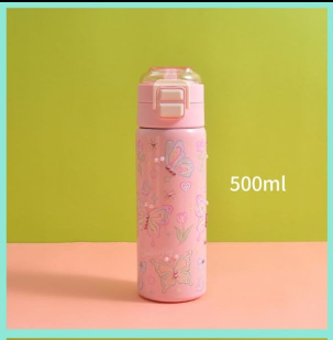 Butterfly Design SS Bottle