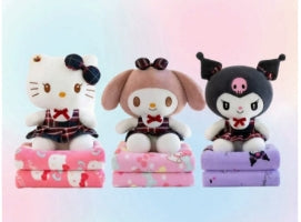Kuromi Soft Toy With Blanket