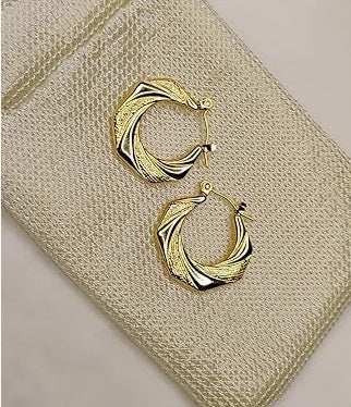 Circle Shaped Hoop Earrings