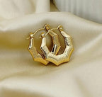 Circle Shaped Hoop Earrings