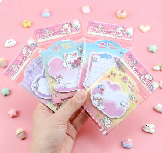 Cute Kitty Sticky Notes