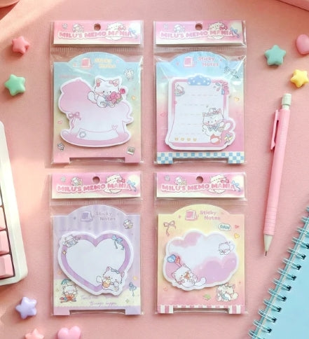 Cute Kitty Sticky Notes