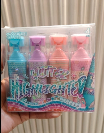 Glitter Highlighter (Set Of 4)