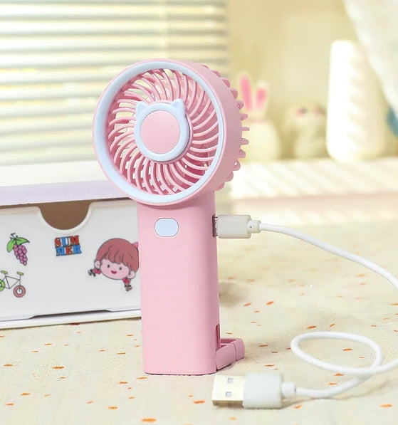 Aesthetic Mini Fan – Cute Pastel Travel Fan | The Koala Store