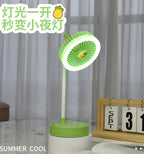Fruit Desk Fan with Lamp – Portable LED Fan | The Koala Store