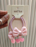 Cute Cherry Bow Hair bands (Set Of 2)