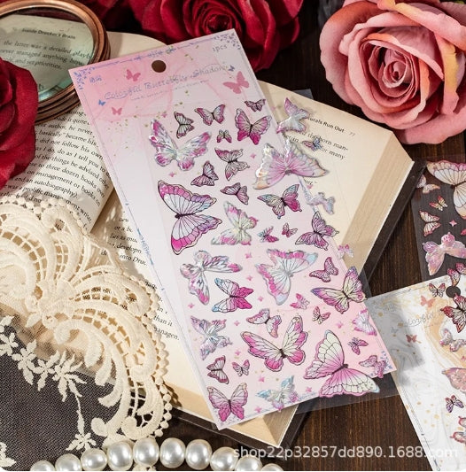 Acrylic Butterfly Stickers