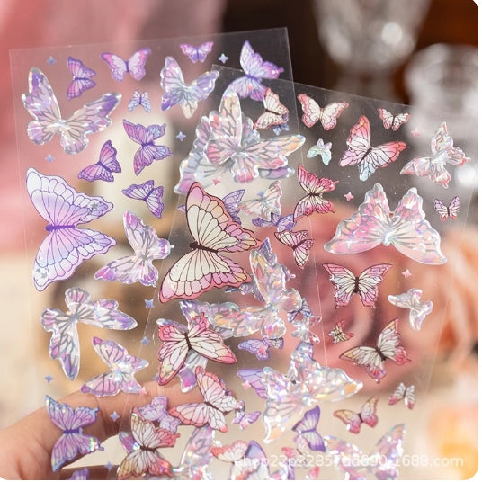 Acrylic Butterfly Stickers